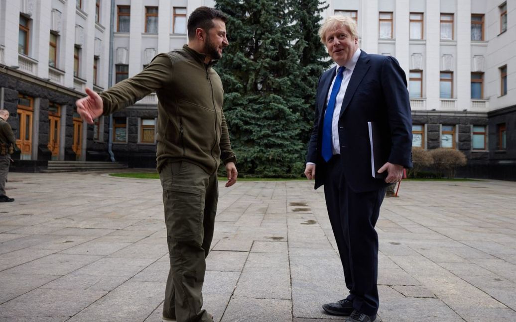 Зеленський розповів про результати переговорів із британським прем'єром Джонсоном