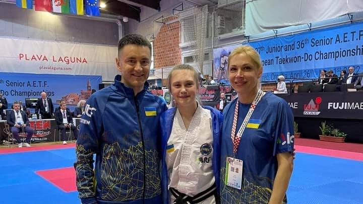 Юна спортсменка з Франківщини стала чемпіонкою Європи з тхеквондо