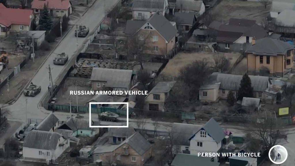 У мережі оприлюднили жахливе відео вбивства велосипедиста у Бучі