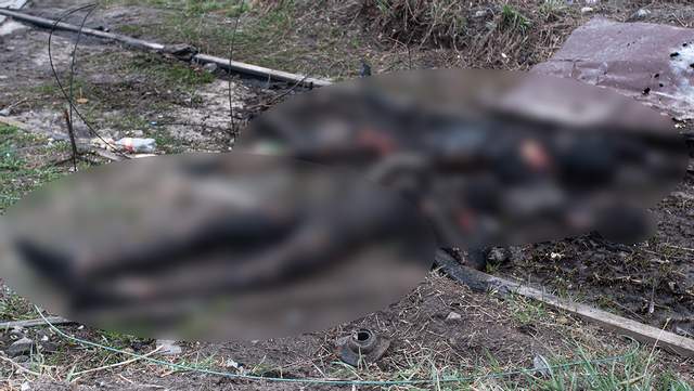 фоторепортаж з Київщини,Братські могили та зруйновані будинки,війна в україні