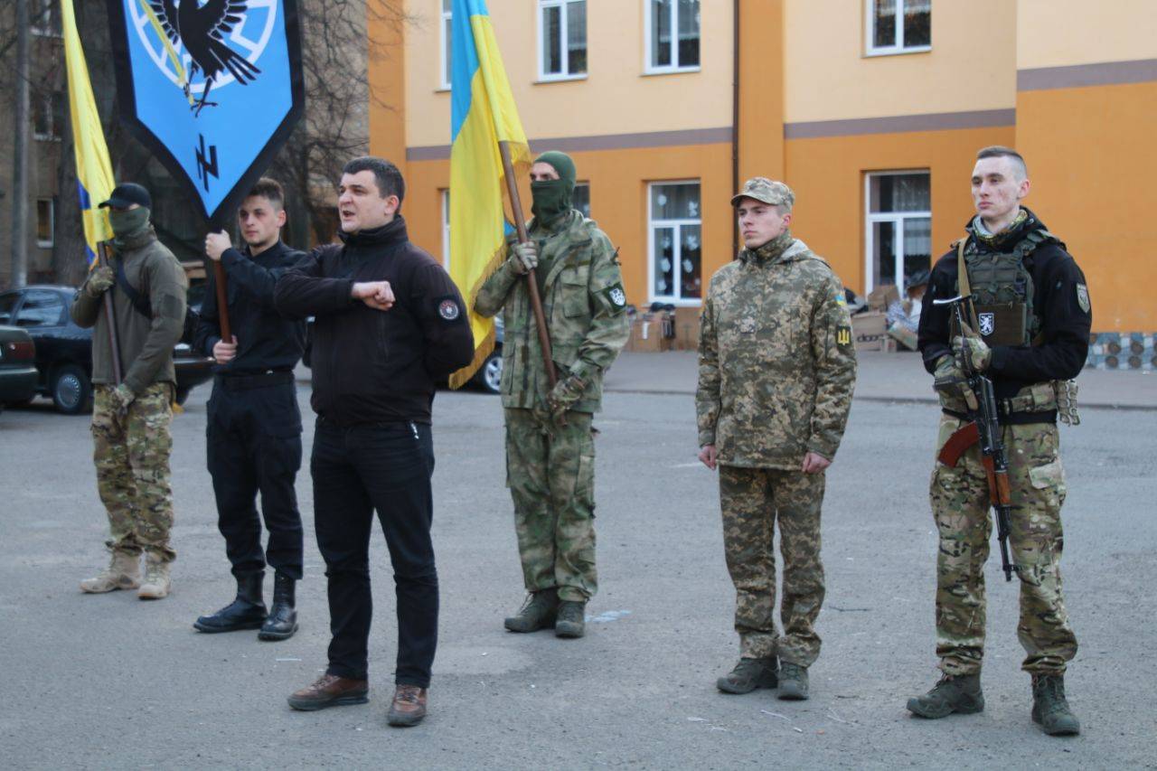 Бійці батайльону “АЗОВ” Прикарпаття,присягнули на вірність Україні,війна в укра,війна в україні 2022