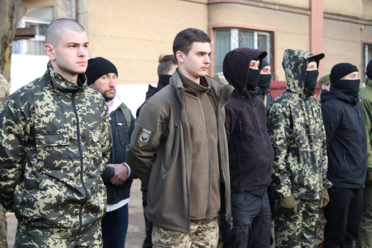 Бійці батайльону “АЗОВ” Прикарпаття,присягнули на вірність Україні,війна в укра,війна в україні 2022