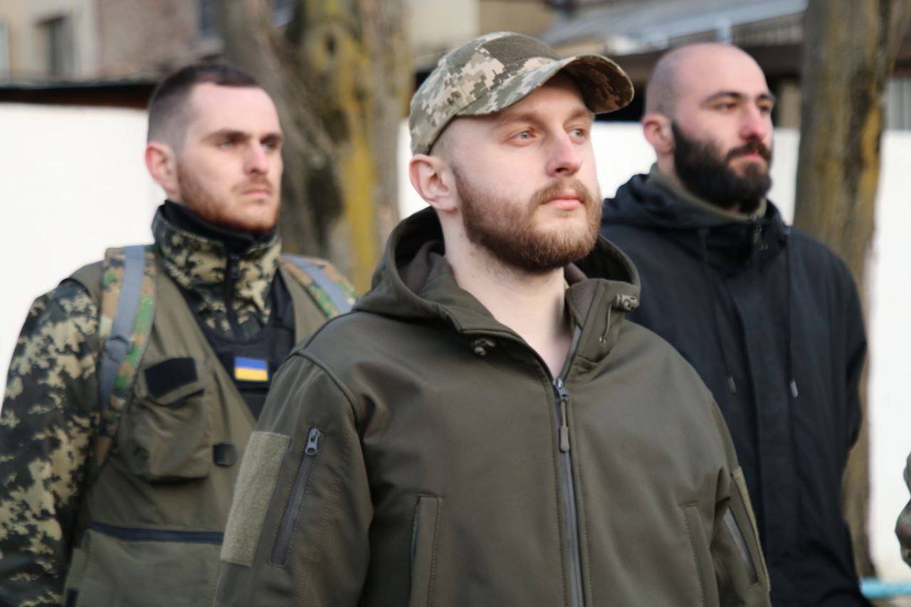 Бійці батайльону “АЗОВ” Прикарпаття,присягнули на вірність Україні,війна в укра,війна в україні 2022