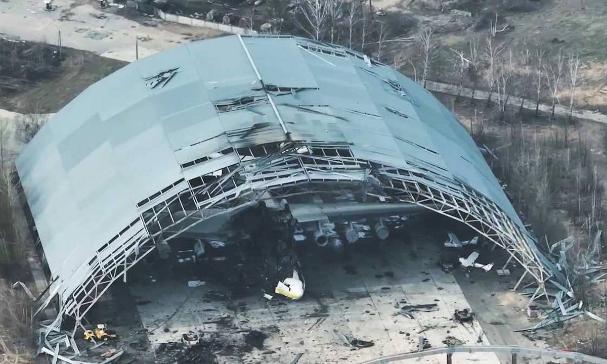 мрия самолет уничтожен в аэропорту гостомеля