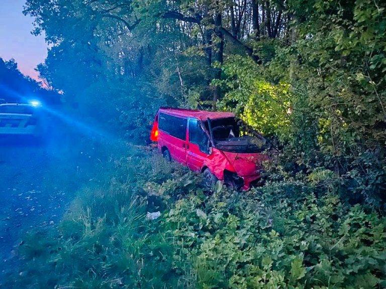 На Коломийщині бус злетів з дороги в кювет: постраждав 31-річний водій