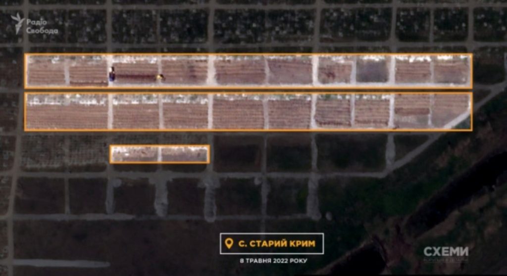 Довкола Маріуполя збільшуються місця масових поховань мирних жителів