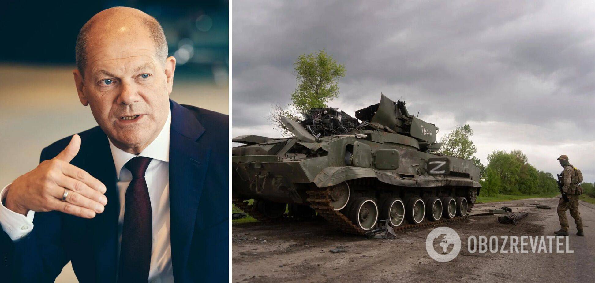 Канцлер Німеччини вважає, шо війна в Україні не закінчиться швидко