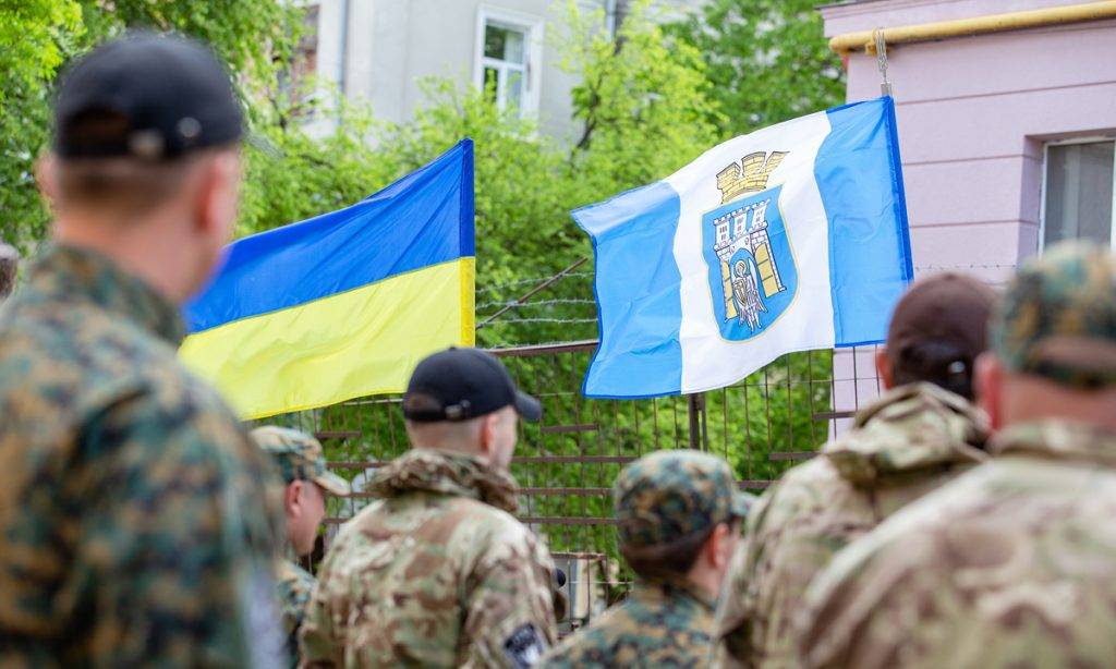 Франківське добровольче з'єднання "Галичина" прийняло присягу