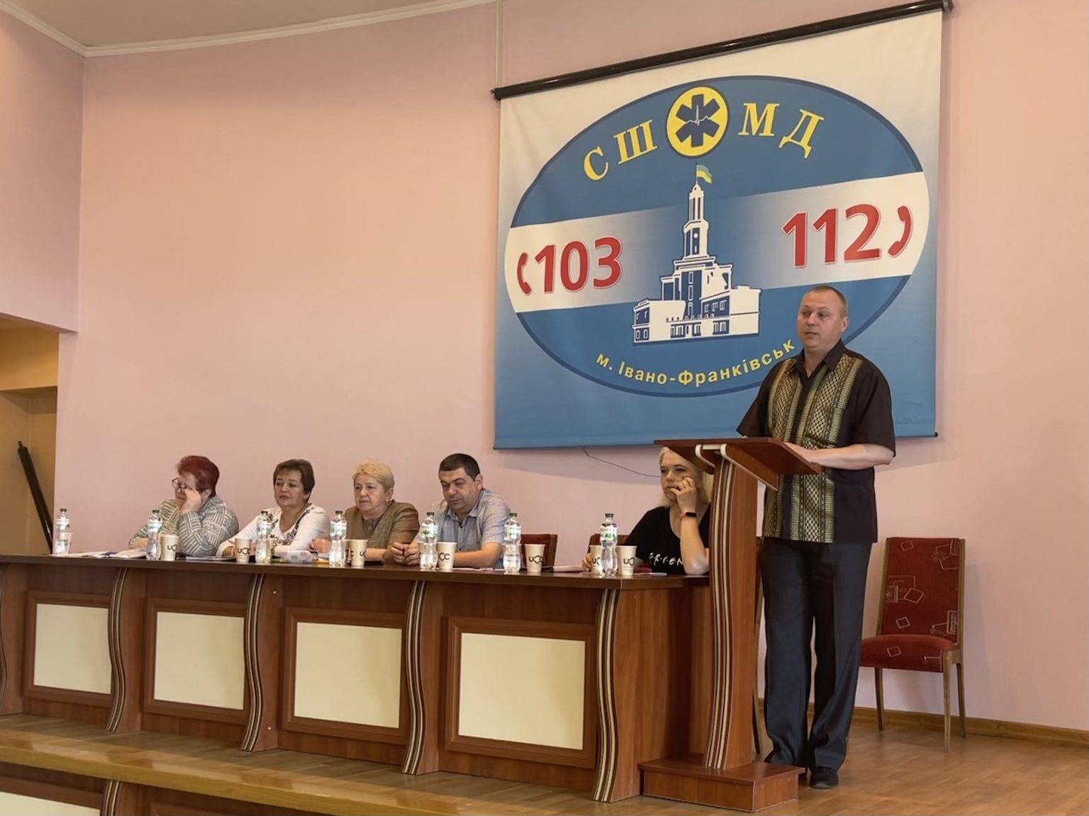 Для працівників обласного центру екстреної меддопомоги провели навчання з питань охорони праці