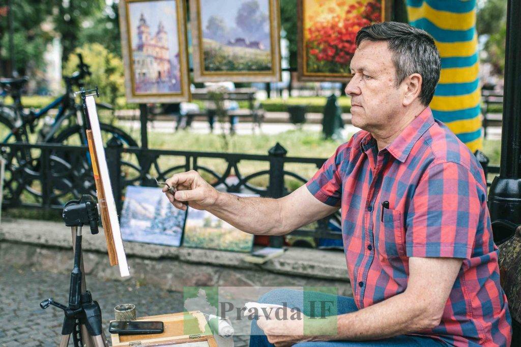 художній пленер-вернісаж,У Франківську відбувся пленер,Художник Ігор Роп'яник