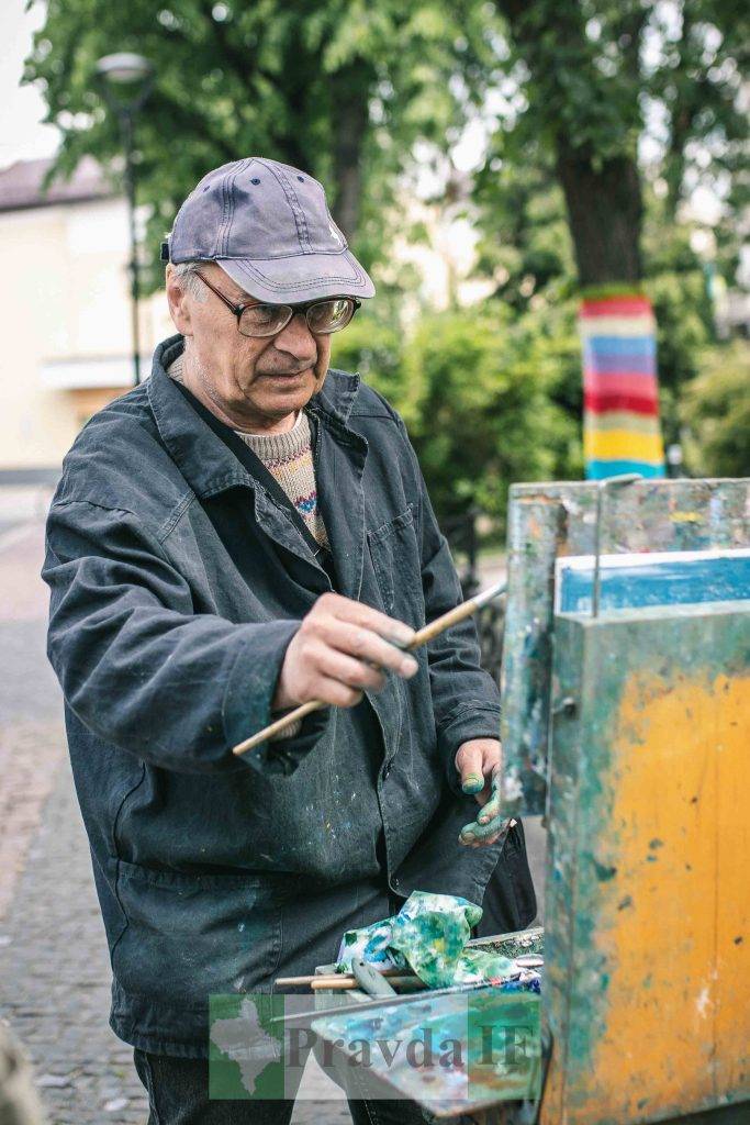 художній пленер-вернісаж,У Франківську відбувся пленер,Художник Ігор Роп'яник
