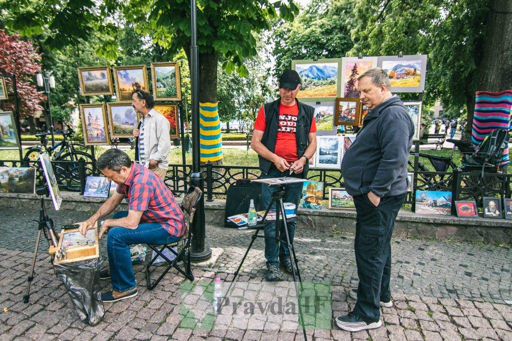 художній пленер-вернісаж,У Франківську відбувся пленер,Художник Ігор Роп'яник