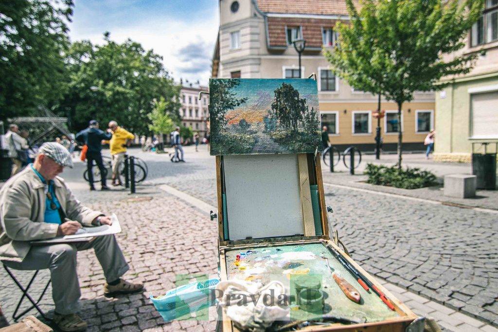художній пленер-вернісаж,У Франківську відбувся пленер,Художник Ігор Роп'яник