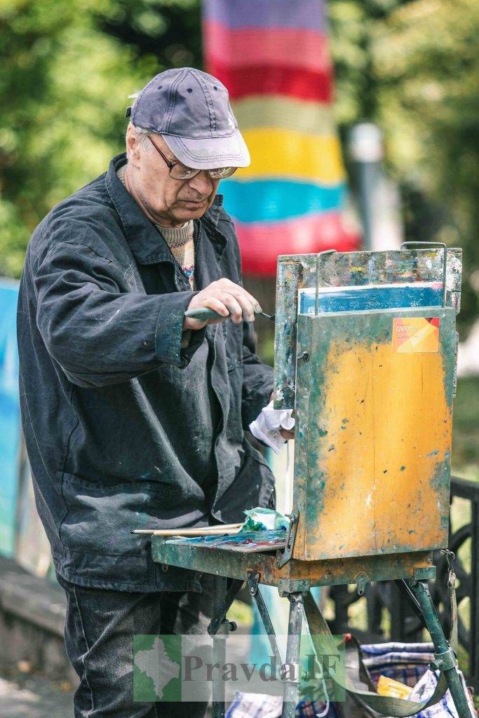 художній пленер-вернісаж,У Франківську відбувся пленер,Художник Ігор Роп'яник
