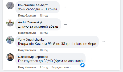 На гуртовому ринку України збільшується пропозиція і дешевшають всі види пального