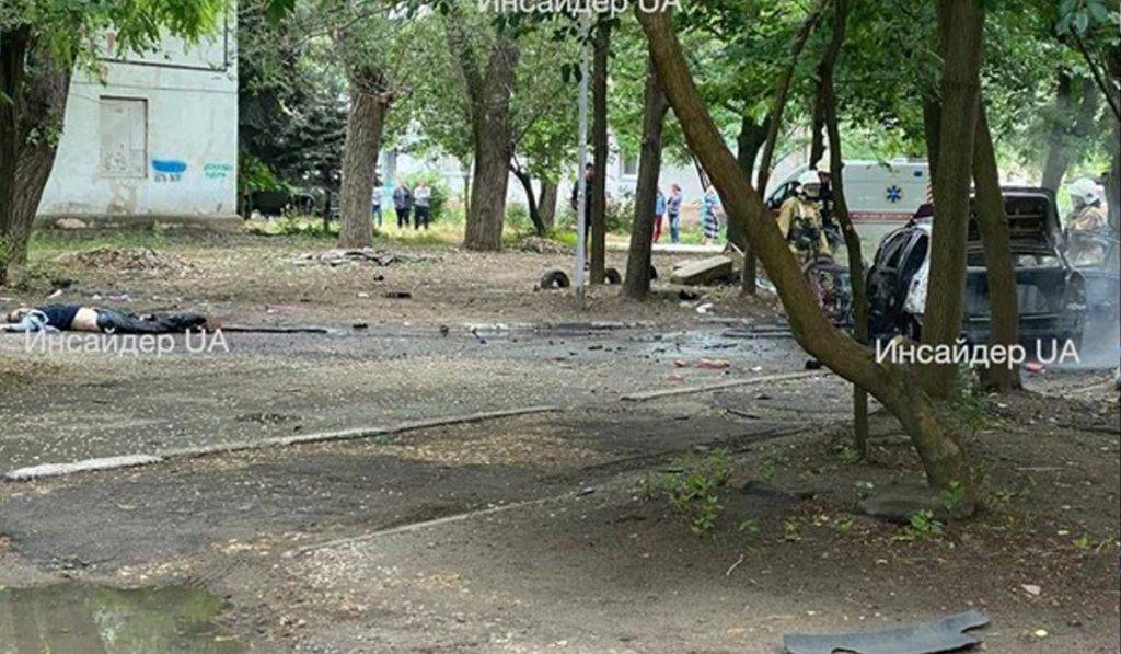 У Херсоні підірвали автомобіль колаборанта Савлученка: Він загинув на місці