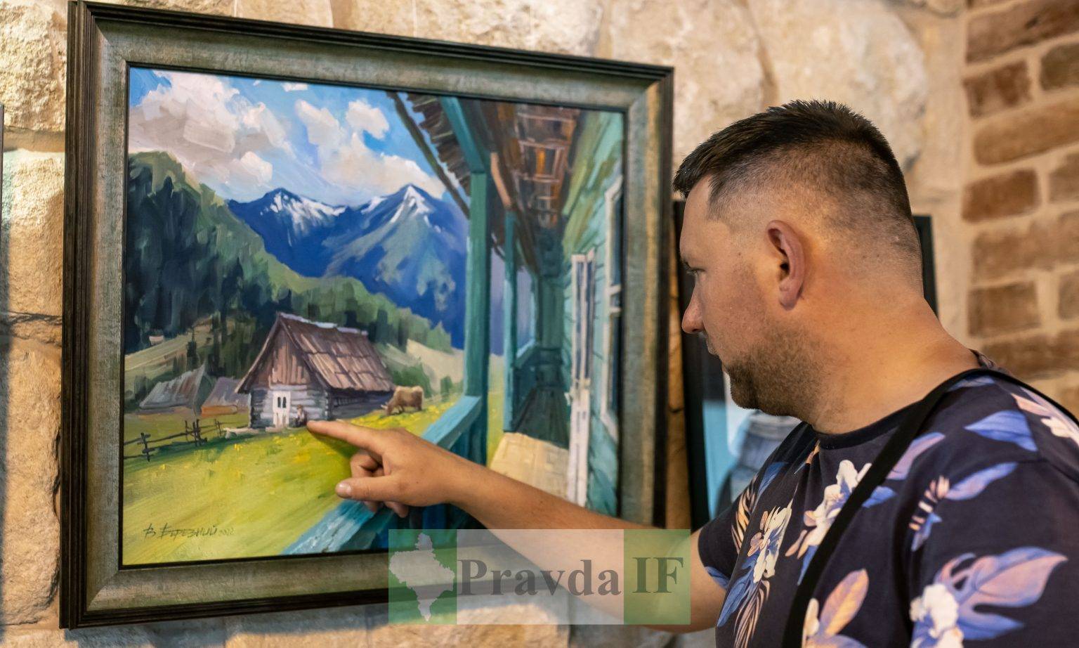 Франківський художник продає картини, аби допомогти ЗСУ