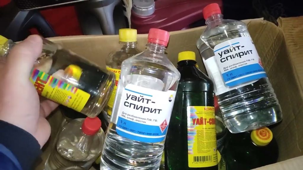 Уайт-спирит – верный помощник мастеров