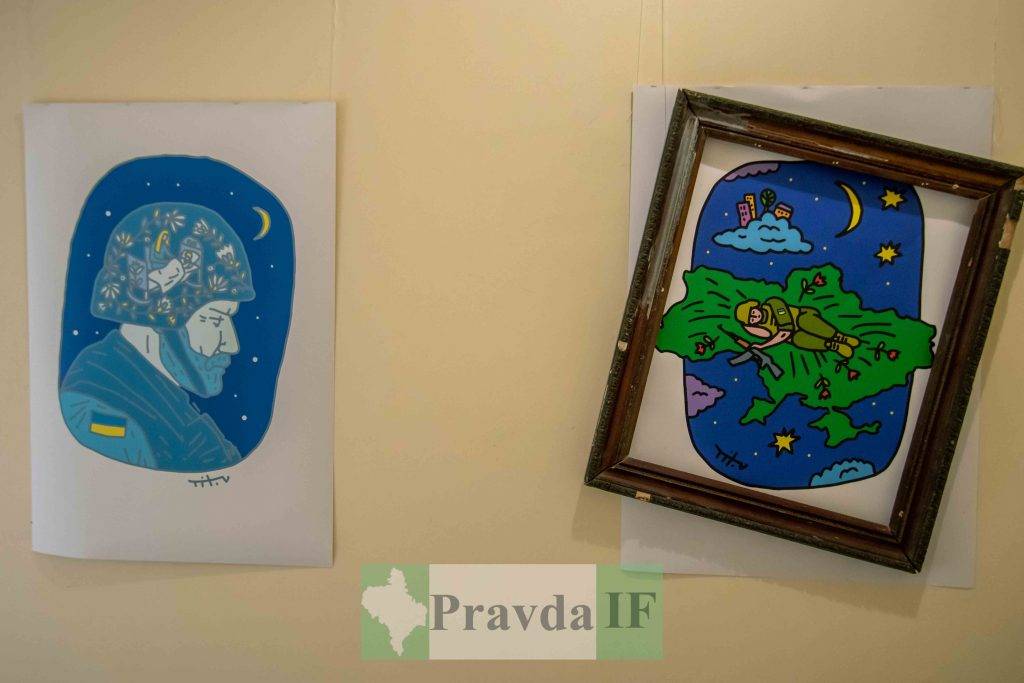 У Франківську відкрили арт проєкт,Відкриття арт проєкту Бог між нами! Переможемо разом!,франківський краєзнавчий музей