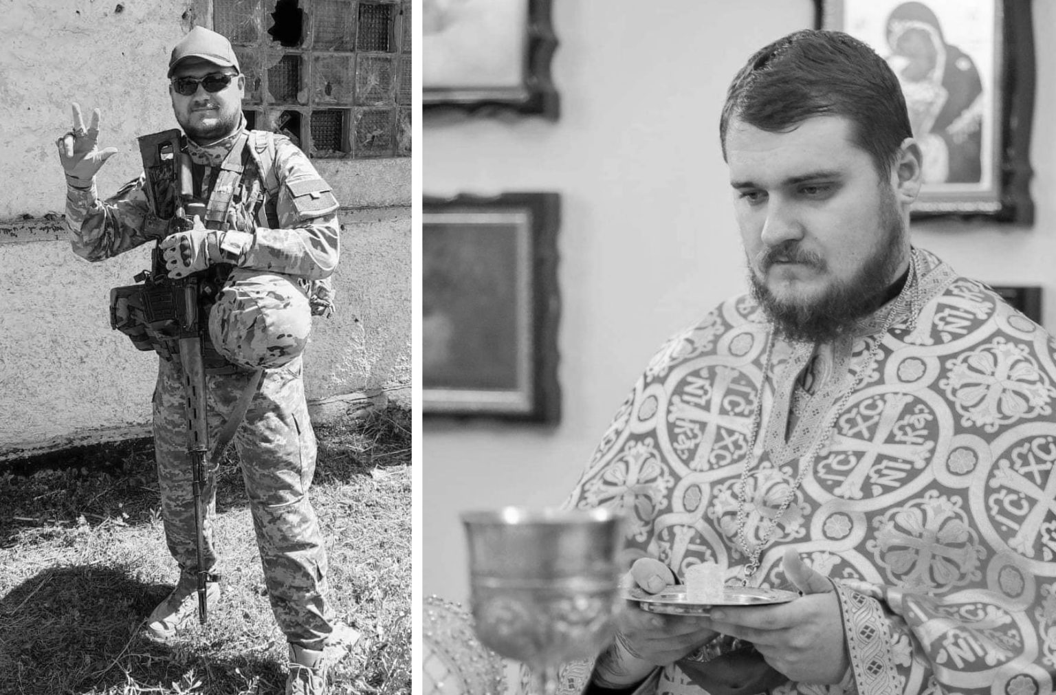 На війні загинув снайпер і священник ПЦУ