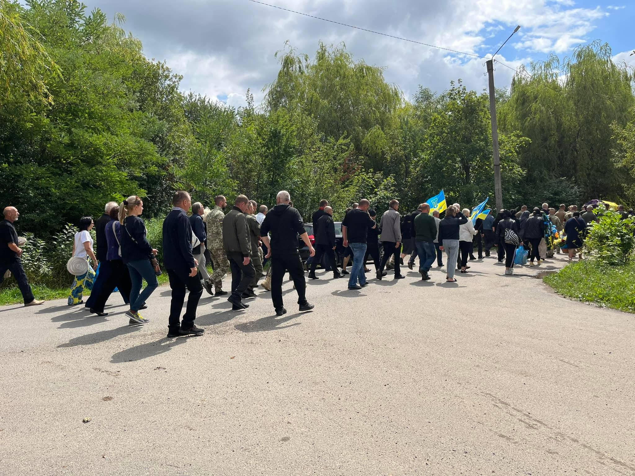 богдан зубко,провели в останню путь,похорон в надвірній