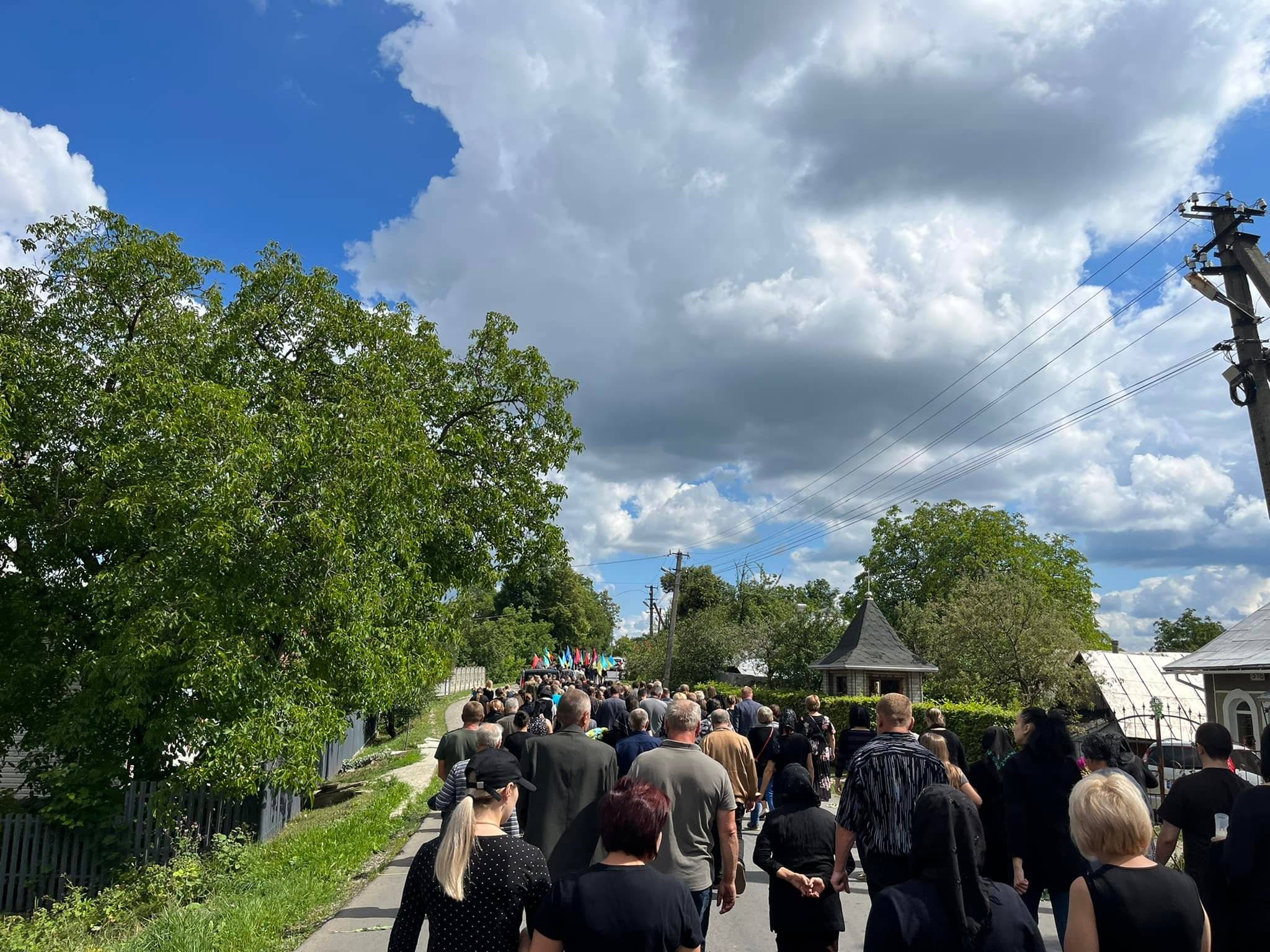 богдан зубко,провели в останню путь,похорон в надвірній