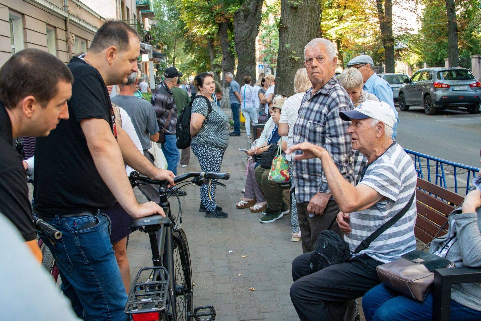 Марцінків на велосипеді проінспектував центр Франківська