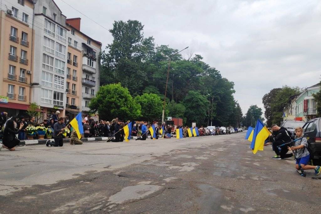 На Франківщині провели в останню дорогу полеглого Героя Василя Мисака