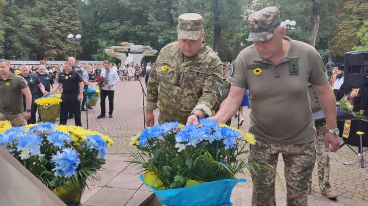 У Франківську вшанували пам'ять полеглих в Іловайському коридорі