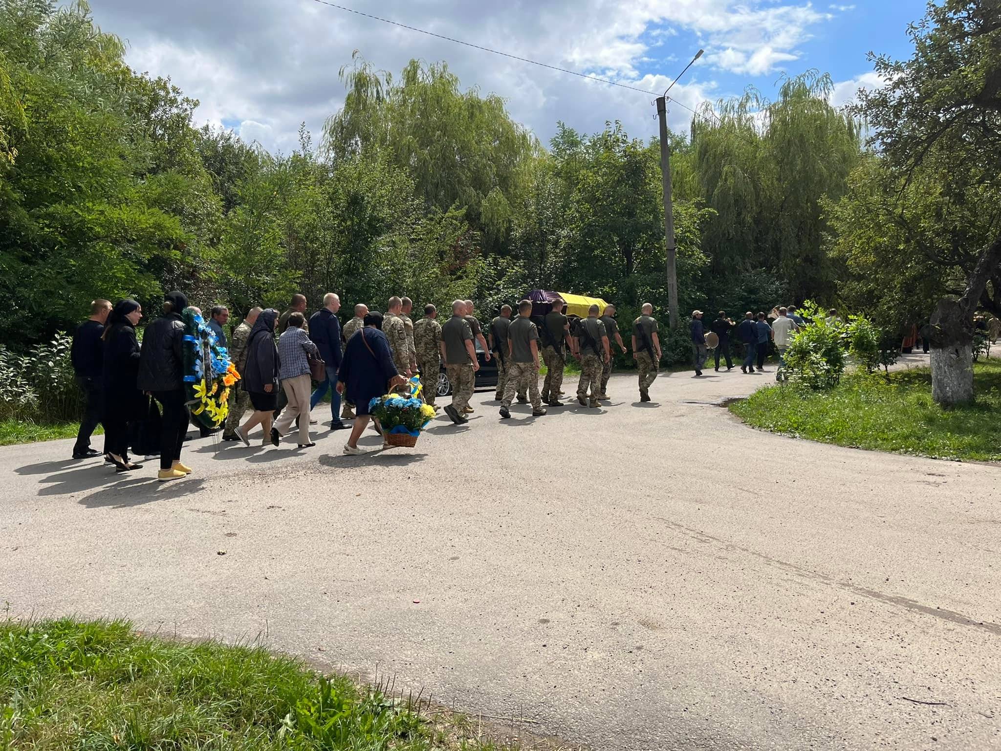 богдан зубко,провели в останню путь,похорон в надвірній