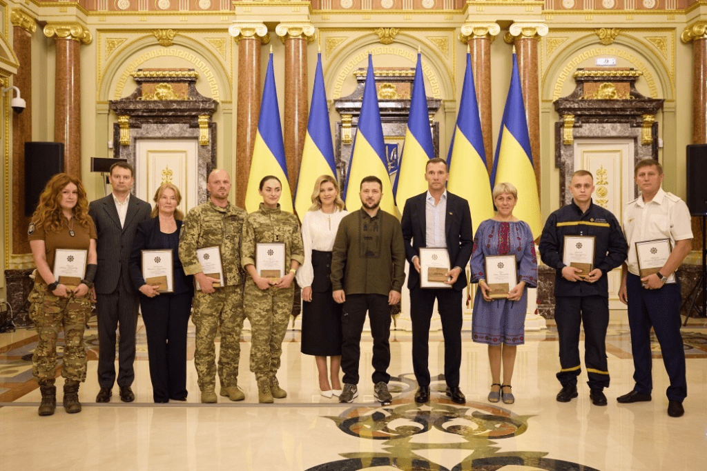 Президентське подружжя вразило образами під час спільного заходу