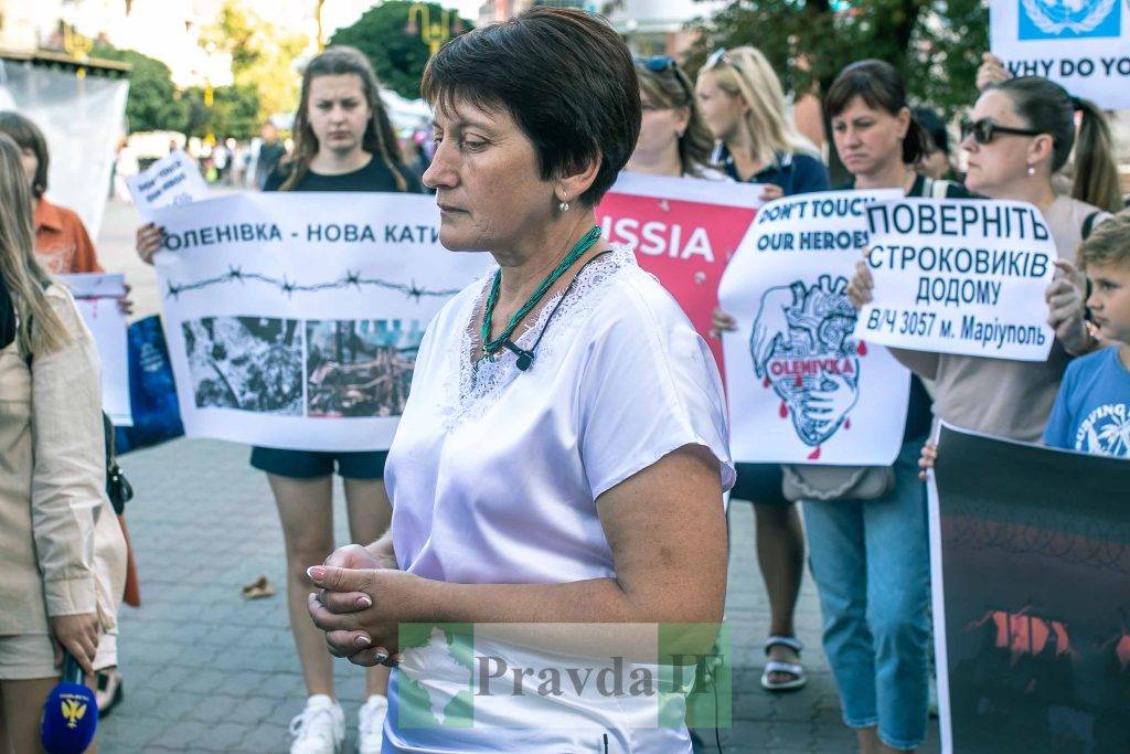 У Франківську відбулася акція на підтримку полонених захисників Азовсталі