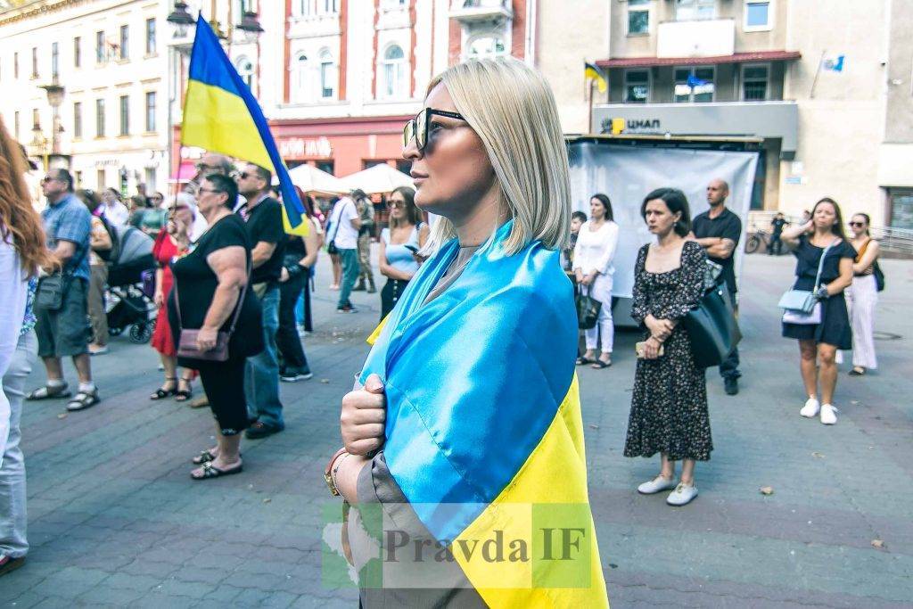 Акція на підтримку полонених захисників з Азовсталі у Франківську,Акція на підтримку військовополонених у Франківську,Росія держава терорист