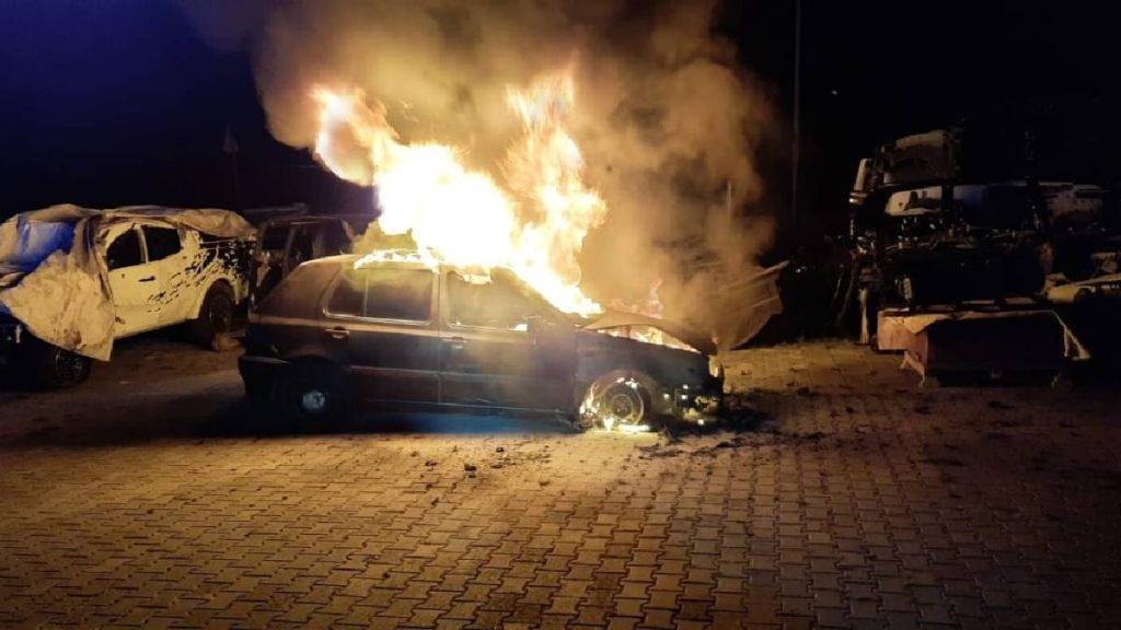 Цієї ночі в Коломиї горів автомобіль