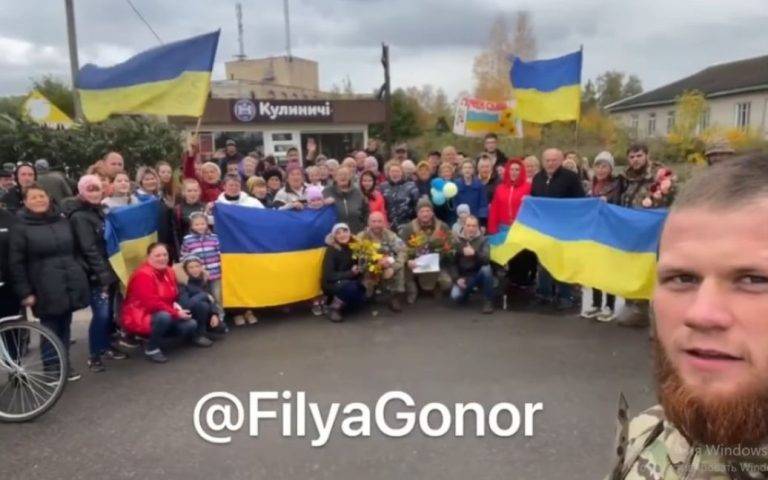 Львівські десантники показали, як їх зустріли місцеві жителі в деокупованій Богуславці