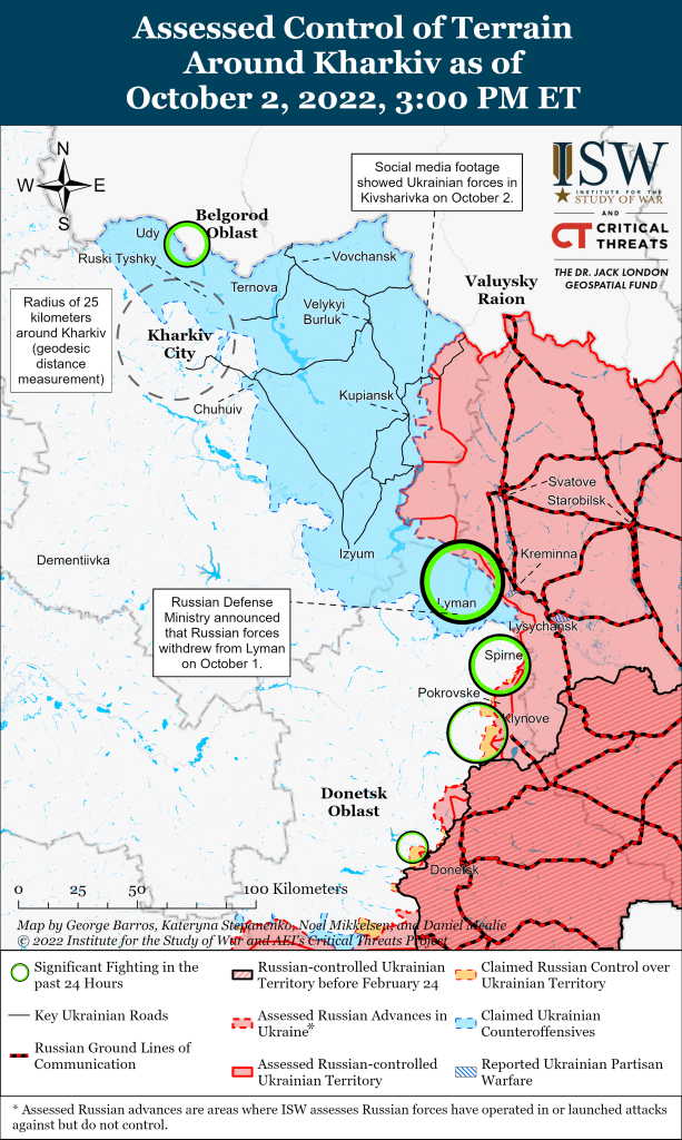 ЗСУ ведуть контрнаступ на кількох напрямках, є значні успіхи: карта від ISW