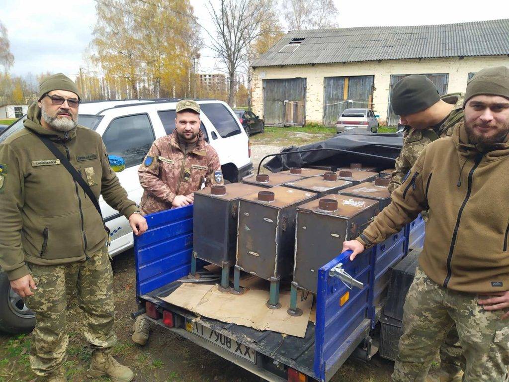 Учні калуського училища, виготовили для потреб армії майже півсотні буржуйок