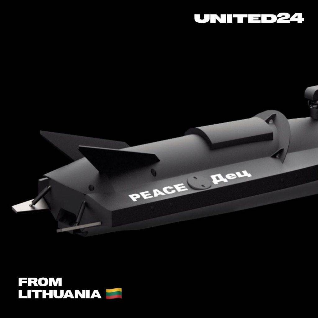 "Peace Дец": Литва купила морський дрон для України й обрали йому цікаву назву