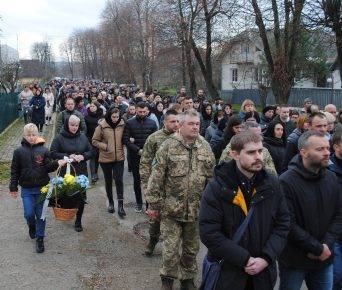 На Богородчанщині поховали загиблого Героя Володимира Витошко