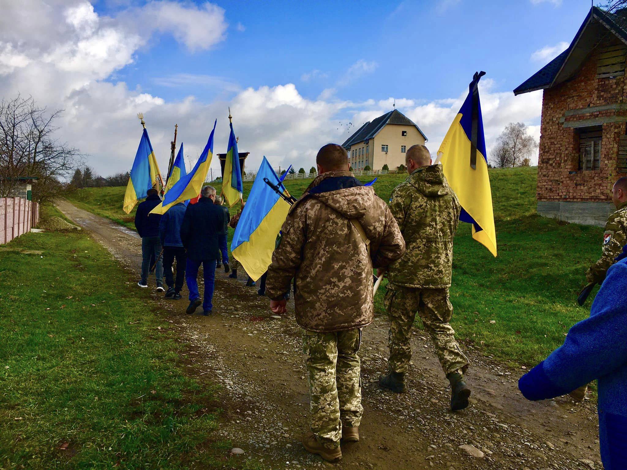 На Франківщині провели в останню путь захисника Михайла Дікаєва,загинув на війні,Михайло Дікаєв