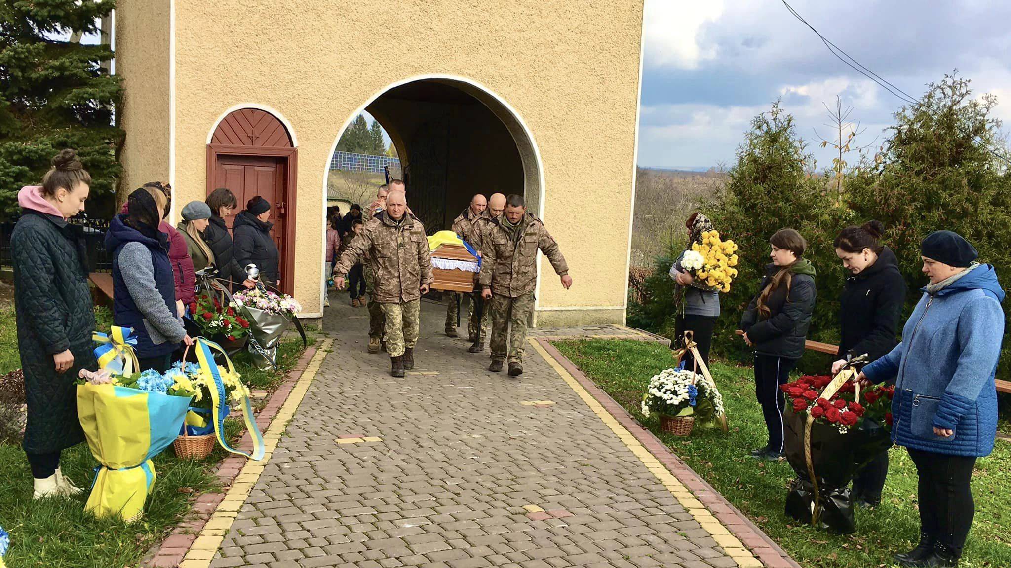 На Франківщині провели в останню путь захисника Михайла Дікаєва,загинув на війні,Михайло Дікаєв