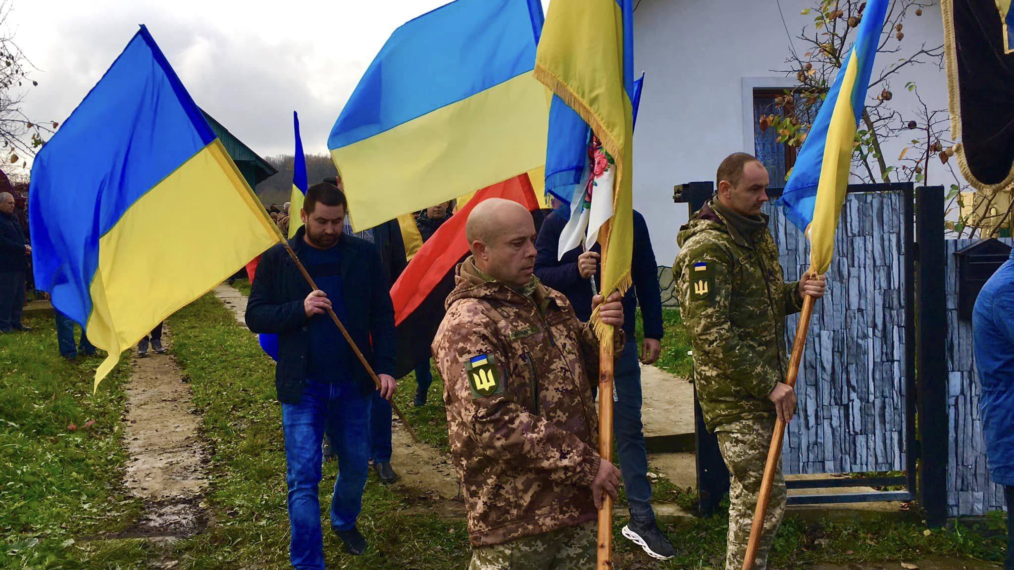 На Франківщині провели в останню путь захисника Михайла Дікаєва,загинув на війні,Михайло Дікаєв