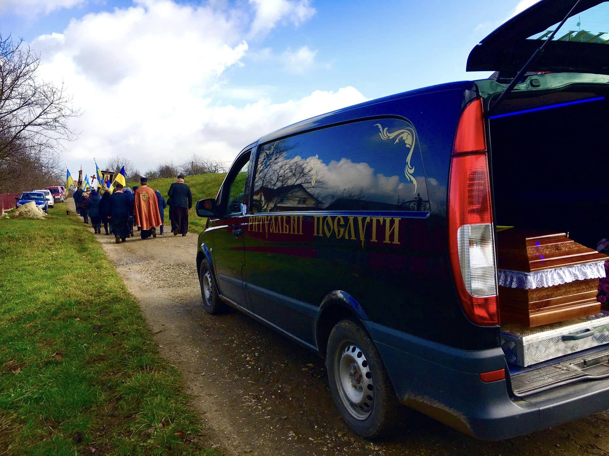 На Франківщині провели в останню путь захисника Михайла Дікаєва,загинув на війні,Михайло Дікаєв