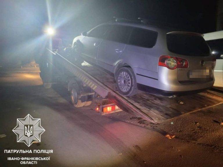 За добу франківські патрульні виявили сімох водіїв із ознаками сп’яніння