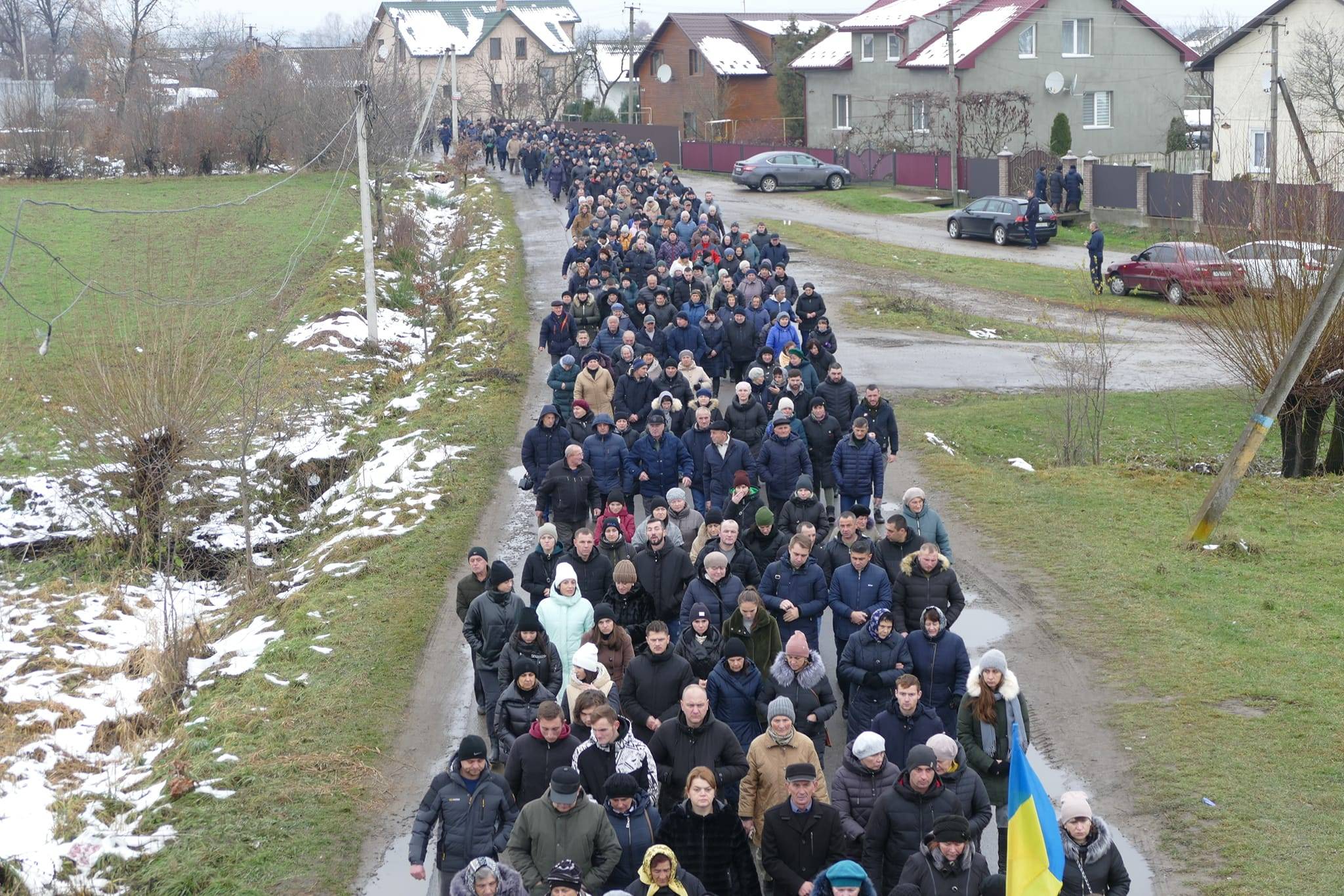 На Калущині провели в останню путь земляка-героя Василя Завадецького,загинув на війні,василь завадецький