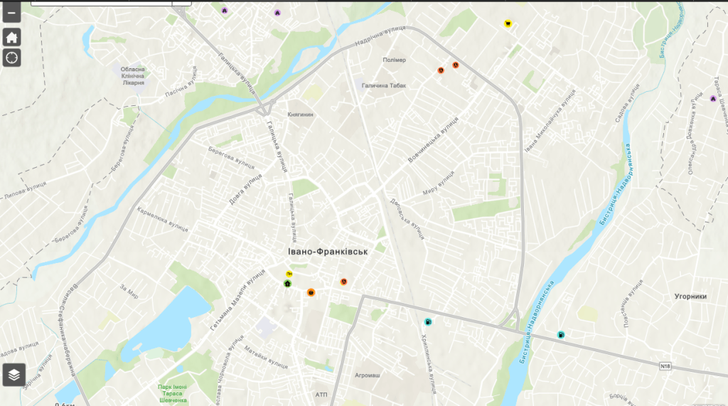 На Франківщині “Пункти незламності” можна шукати за допомогою онлайн-мапи