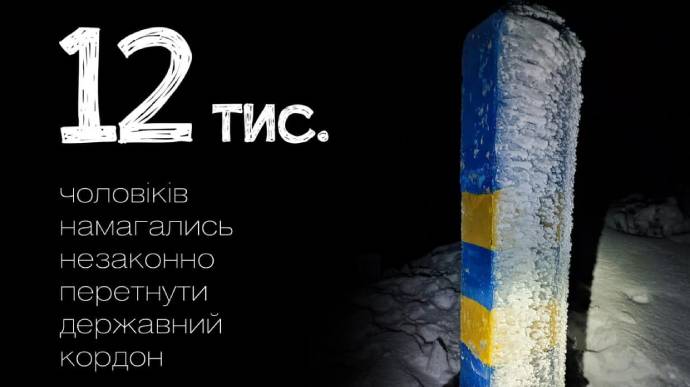 За час війни незаконно виїхати з України намагалися 12 тисяч чоловіків