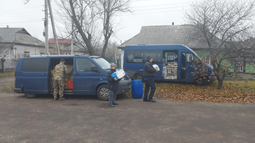 Волонтери з Івано-Франківська відвезли гуманітарний вантаж на Херсонщину