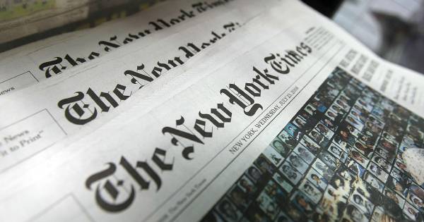 Газета The New York Times за 2022 рік використала слово "Україна" понад 4,5 тисячі разів