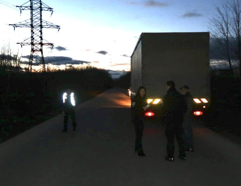 На Франківщині поліцейські затримали вантажівку з деревиною без документів